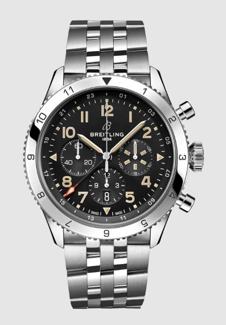 Review 2022 Breitling SUPER AVI B04 CHRONOGRAPH GMT 46 P-51 MUSTANG Replica Watch AB04453A1B1A1 - Click Image to Close